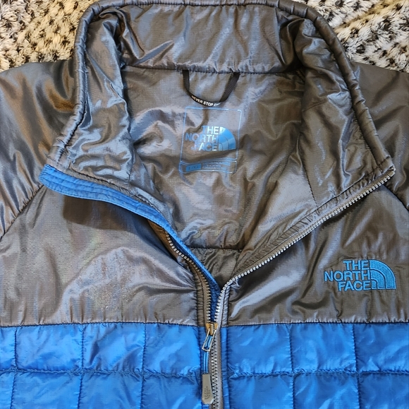 The North Face Men's Large Blue & Gray Jacket - Picture 5 of 7